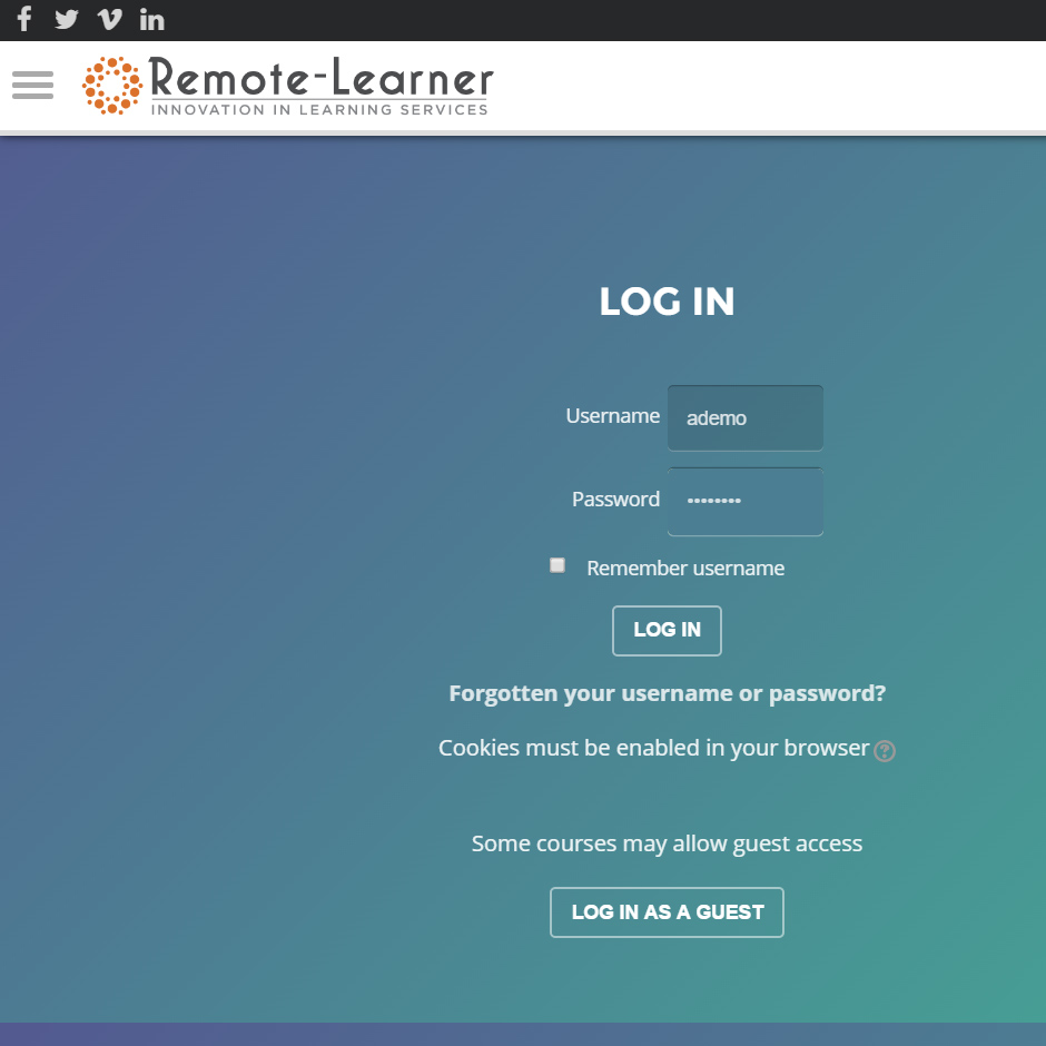 Login page with light gray textured background