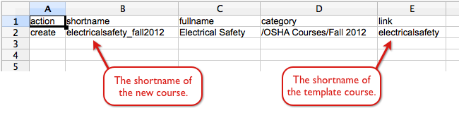 Course file for creating course from template