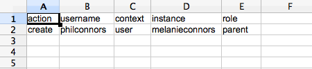 Enrollment file for parent use case